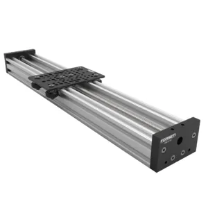 Atuador Linear de Fuso c/ Perfil Estrutural em Alumínio 40x80C V-Slot e Roldanas