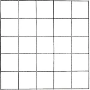 Tela de Aço Soldada Galvanizada - Malha 30x30mm - Fio 2,7mm