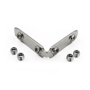 Conexão Interna Makerlink L 90° - P/ Perfil 20 - V-Slot
