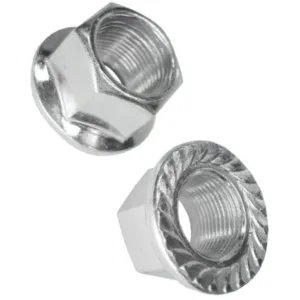 Porca Sextava com Flange Serrilhada