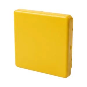Capa de Fechamento Frontal Quadrada - Amarela