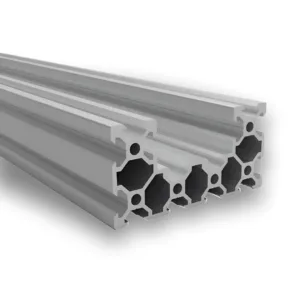 Perfil Estrutural em Alumínio 40x80 C-Beam V-Slot - Canal 6 - Anodizado Fosco