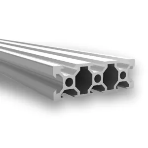 Perfil Estrutural em Alumínio 20x60 V-Slot - Canal 6 - Anodizado Fosco