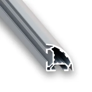 Perfil Estrutural em Alumínio 30x30 Abaulado - Canal 8 - Anodizado Fosco