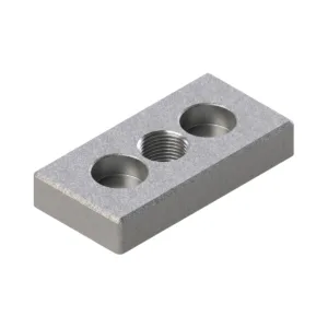 PLACA ROSCADA EM ALUMINIO INJETADO M16 - 40X80