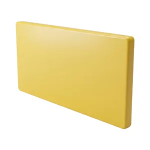 Capa de Fechamento Frontal Retangular - Amarela