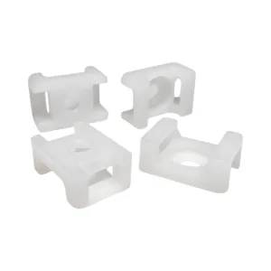 Suporte Cable Saddle p/ Instalação de Abraçadeira Plástica em Perfil Estrutural em Alumínio