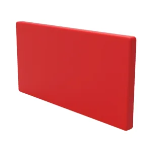 Capa de Fechamento Frontal Retangular - Vermelho