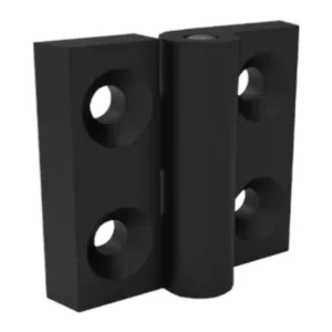 Dobradiça de Nylon 51x45mm - 30mm entre centros