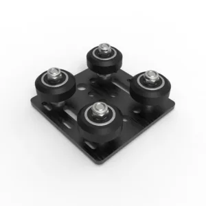 Guia com Ajuste c/ 4 Roldanas P/ Perfil 20x20 V-Slot