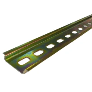 Trilho Din - Perfurado galvanizado c/ 370mm, 420mm e 470mm p/ montagem de impressora 3D e disjuntor