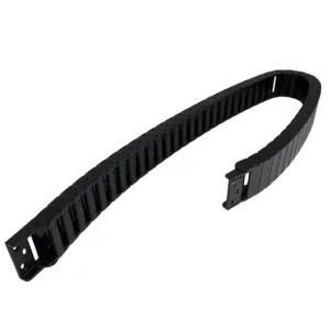 ESTEIRA PORTA CABOS 15X40MM INTERNO NYLON - SEMI FECHADA - 1 METRO