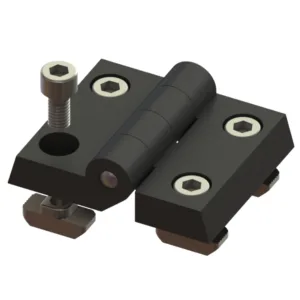 KIT DOBRADIÇA NYLON 40MM - P/ PERFIL BASE 40