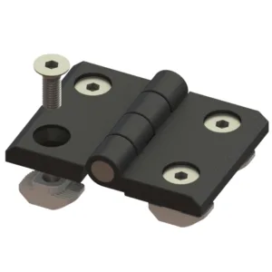KIT DOBRADIÇA ZAMAK 45MM - 68X50 - P/ PERFIL BASE 45