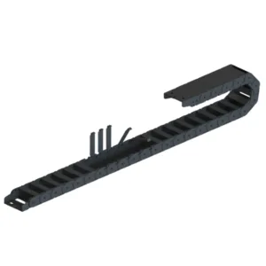 ESTEIRA PORTA CABOS 18X50MM INTERNO NYLON - SEMI-FECHADA - 1 METRO